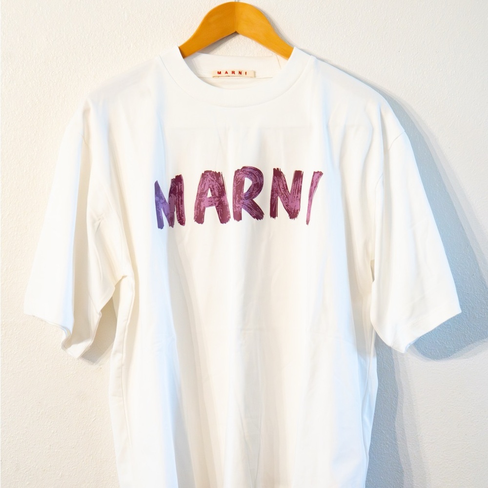 Marni T-Shirt 'Lily White'